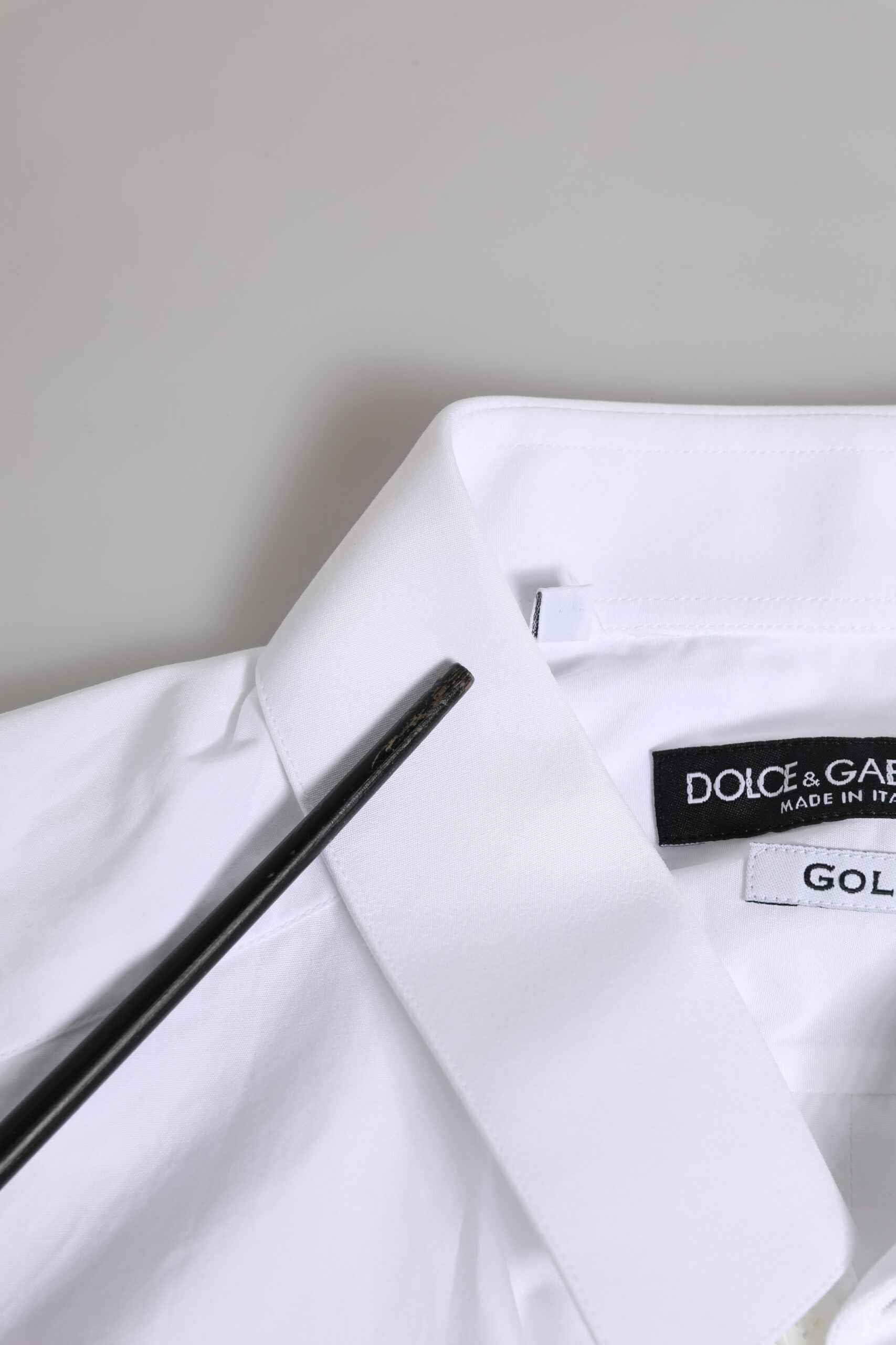 White GOLD Cotton Long Sleeves Men Formal Shirt