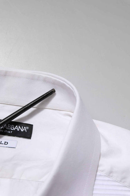 White GOLD Cotton Long Sleeves Formal Shirt