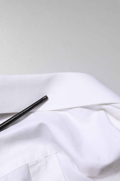 White GOLD Cotton Long Sleeves Formal Shirt