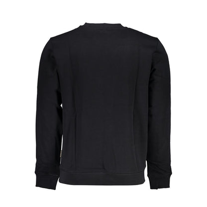 Black Cotton Men's Sweatshirt