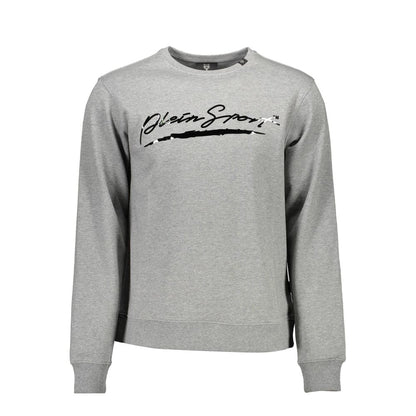 Grigio Cotton Men Sweatshirt