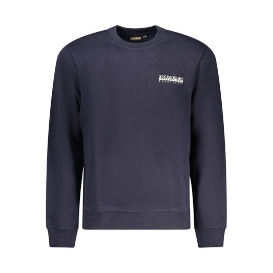 Blu Cotton Men Sweatshirt