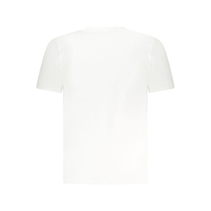 White Cotton Men's T-Shirt