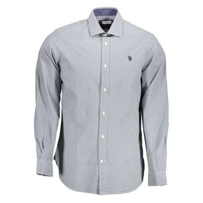 Azzurro Cotton Men's Shirt