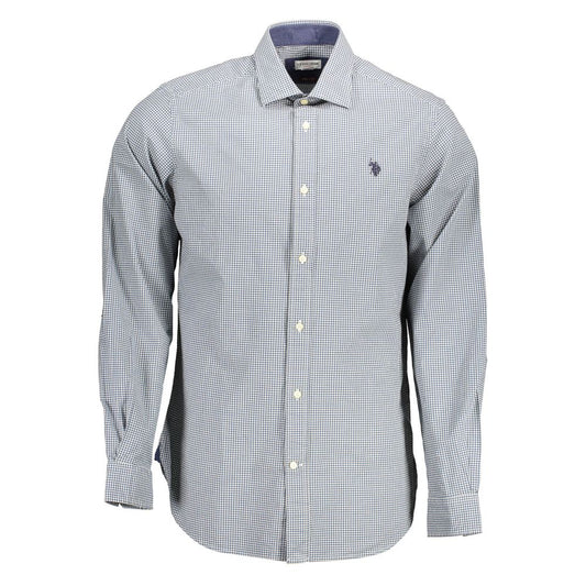 Azzurro Cotton Men's Shirt