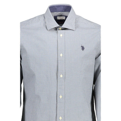 Azzurro Cotton Men's Shirt