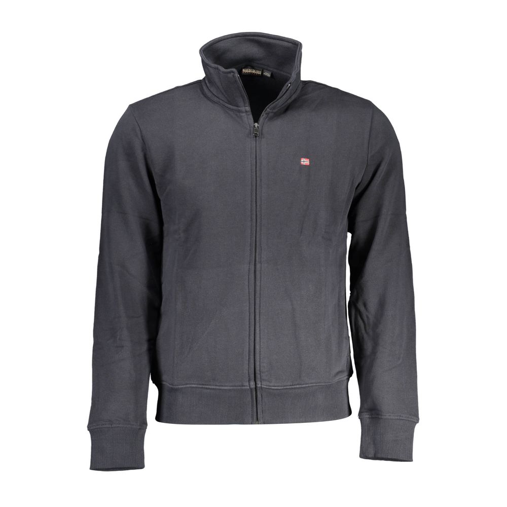 Black Cotton Men's Sweatshirt