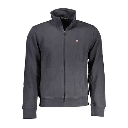 Black Cotton Men's Sweatshirt