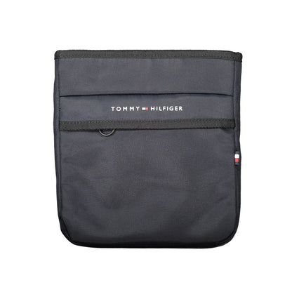 Blue Polyester Men's Shoulder Bag