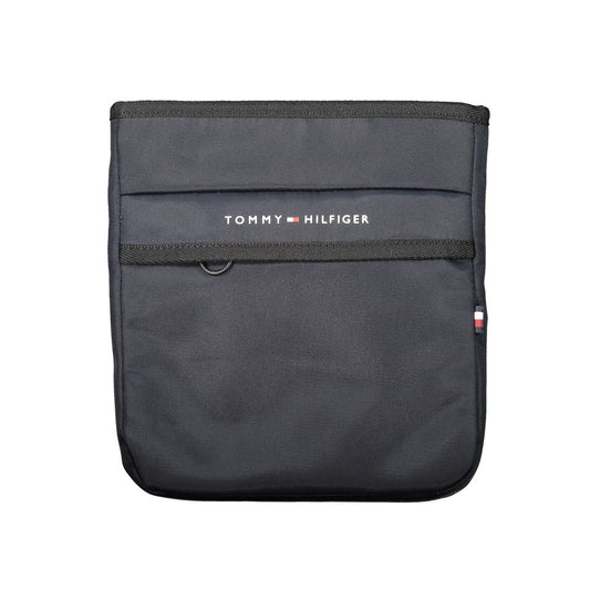 Blue Polyester Men's Shoulder Bag