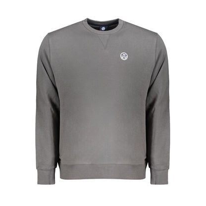 Grigio Cotton Men Sweatshirt