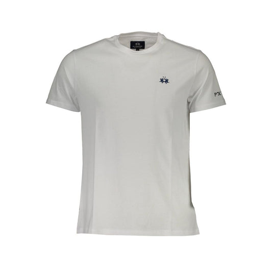 White Cotton Men's T-Shirt