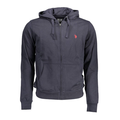 Blue Cotton Men's Sweatshirt