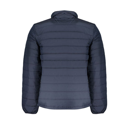 Blu Polyester Men's Jacket