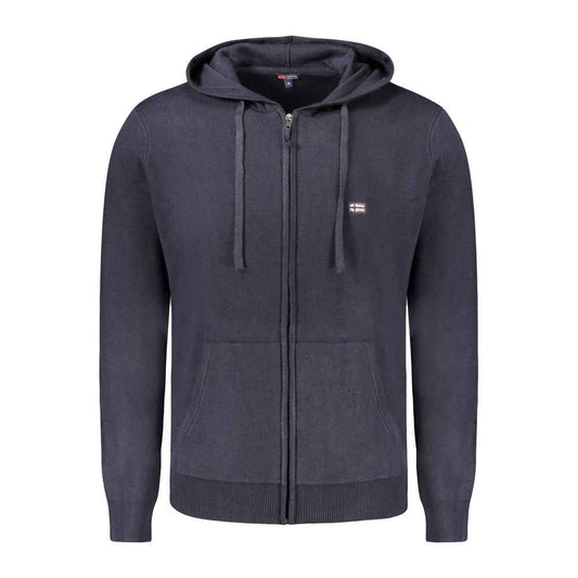 Grigio Poliammide Men Cardigan