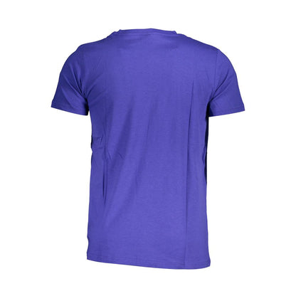 Blu Cotton Men T-Shirt