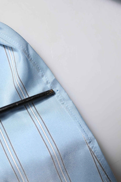 Blue Striped MARTINI Long Sleeves Dress Shirt