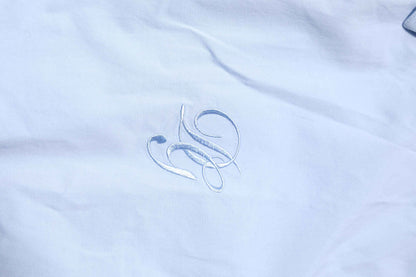 Sky Blue Cotton GOLD Long Sleeves Dress Shirt
