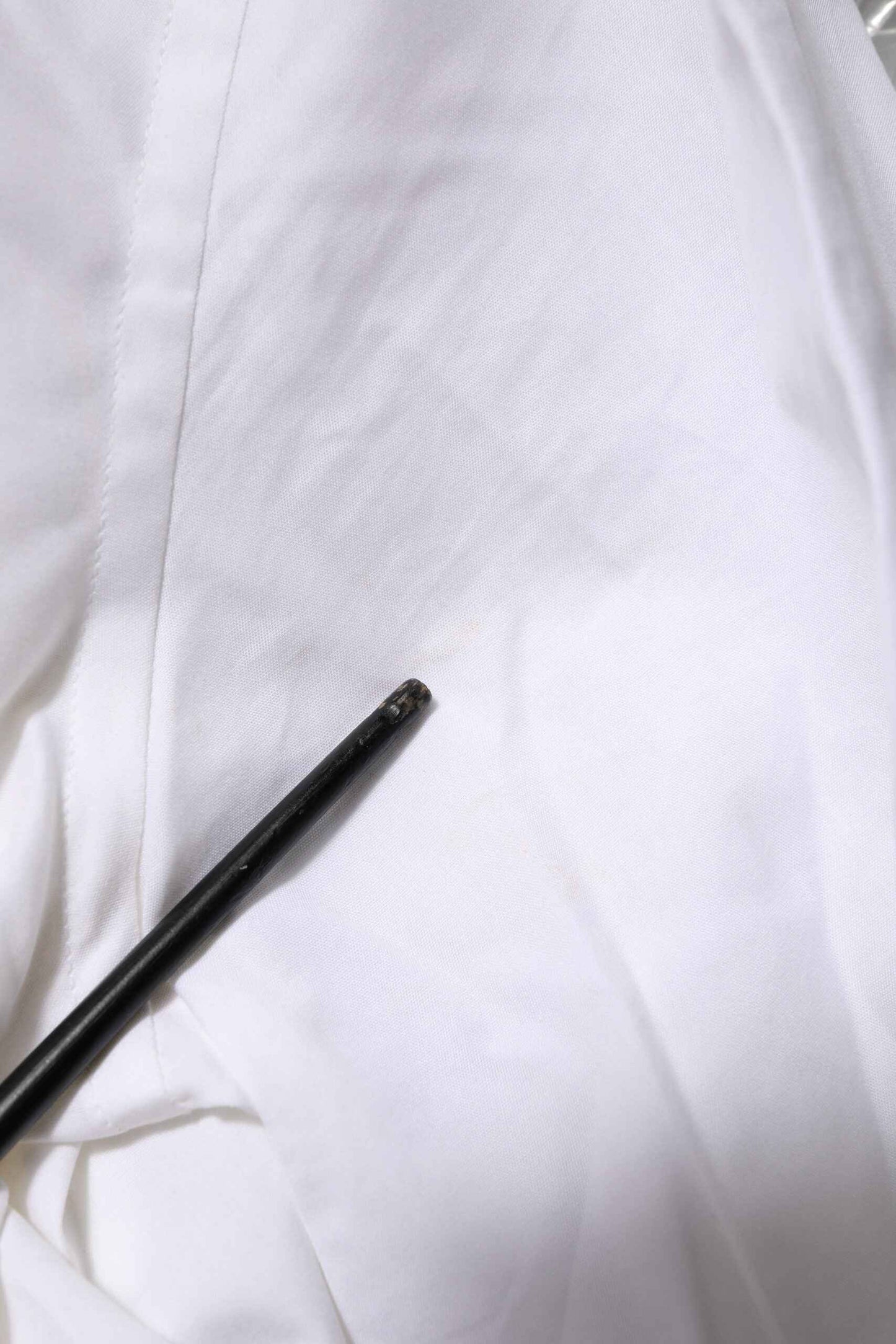 White Cotton GOLD Long Sleeves Dress Shirt