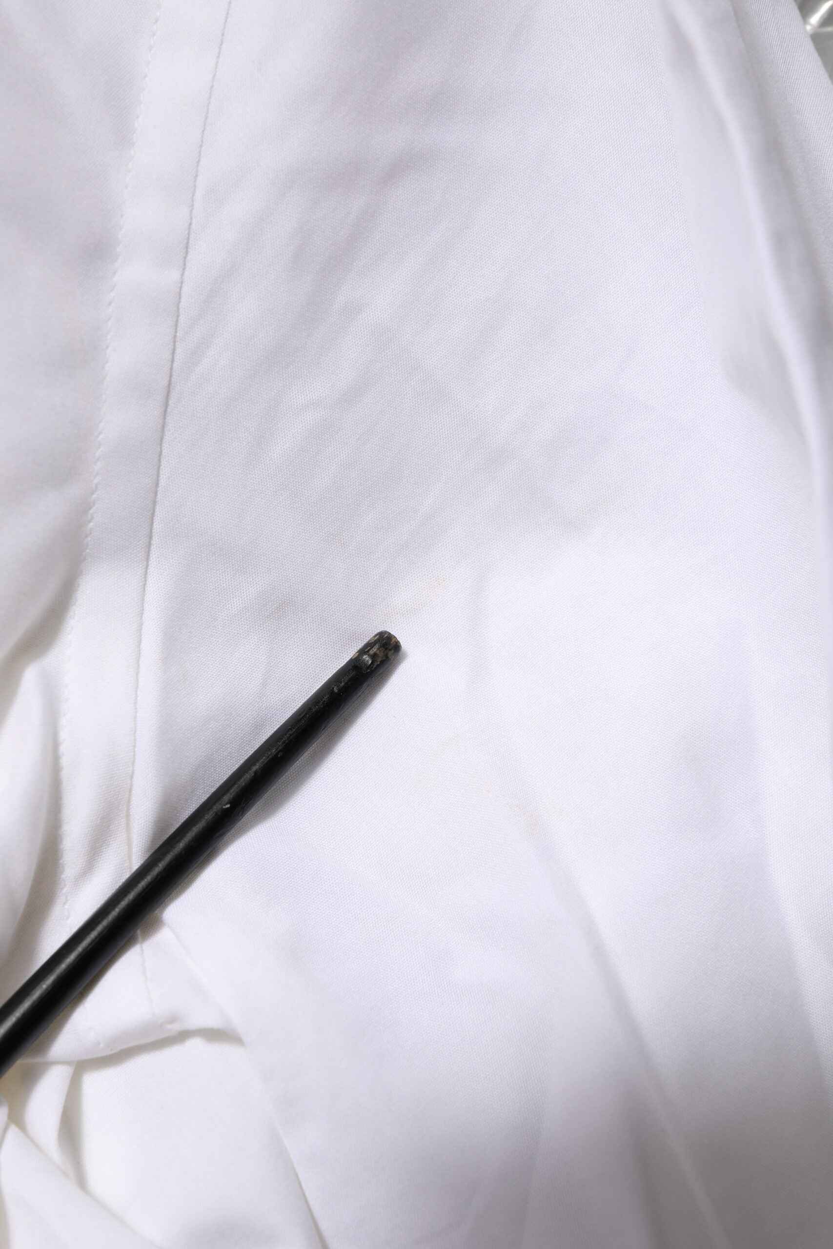 White Cotton GOLD Long Sleeves Dress Shirt