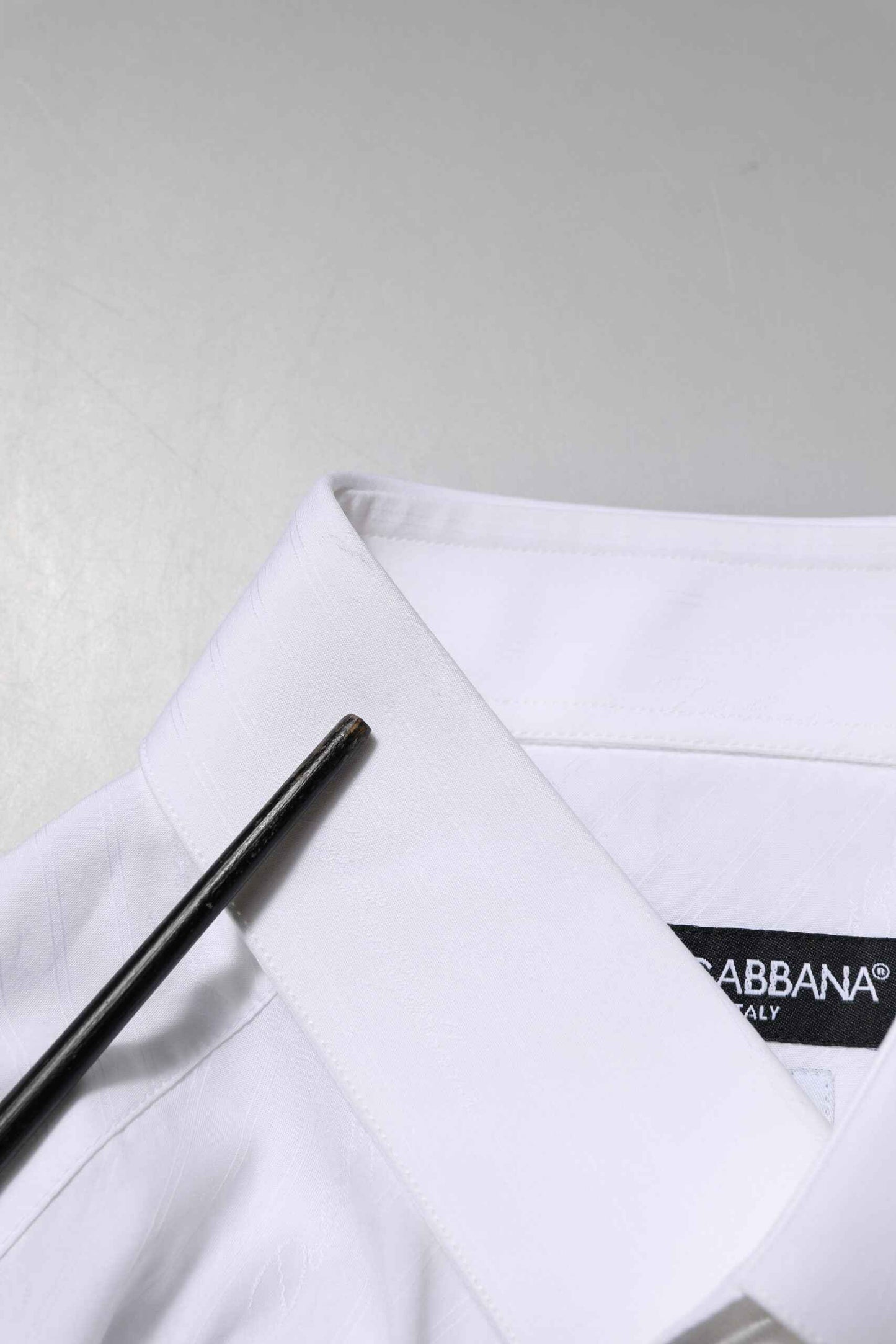 White Cotton MARTINI Long Sleeve Dress Shirt
