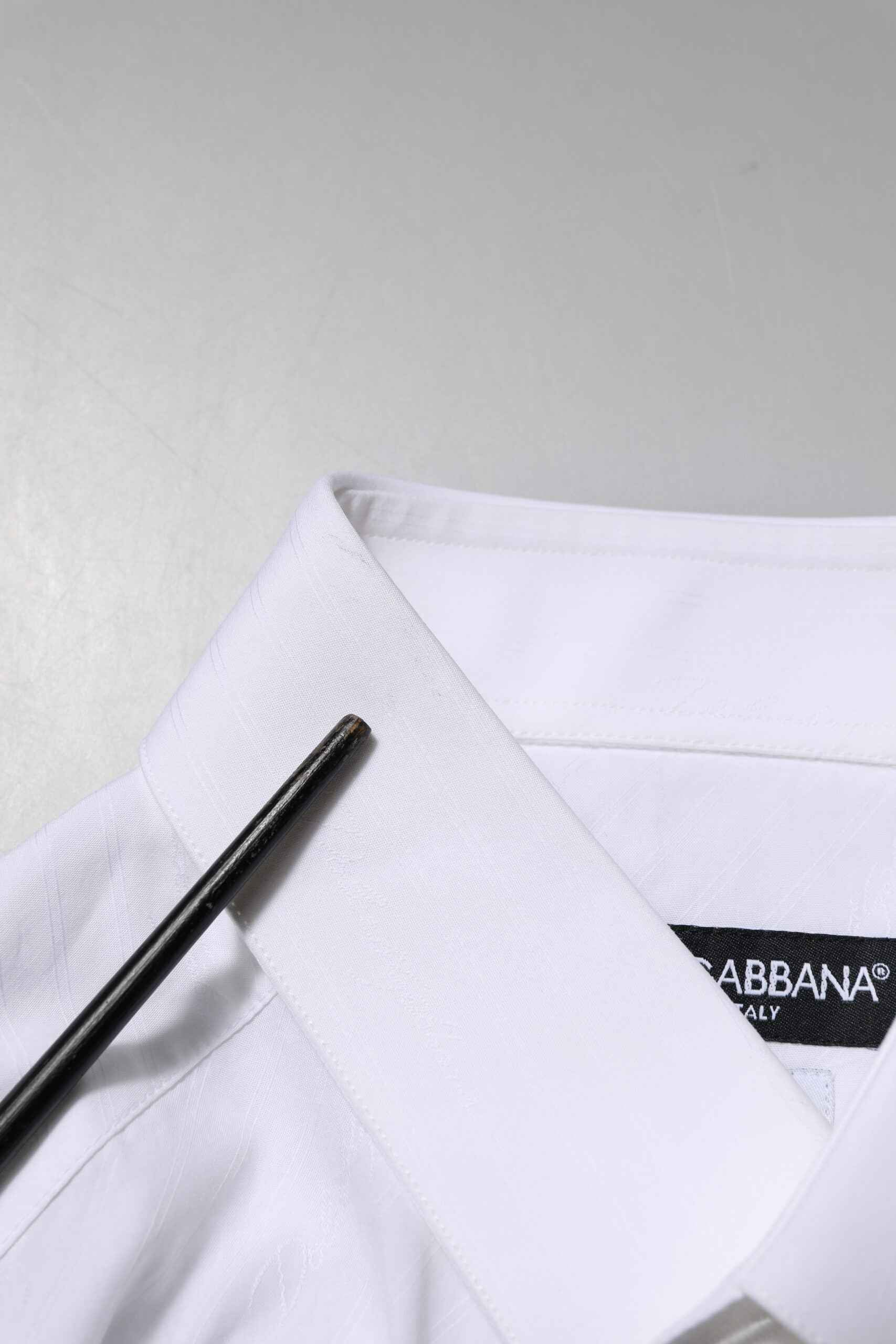 White Cotton MARTINI Long Sleeve Dress Shirt