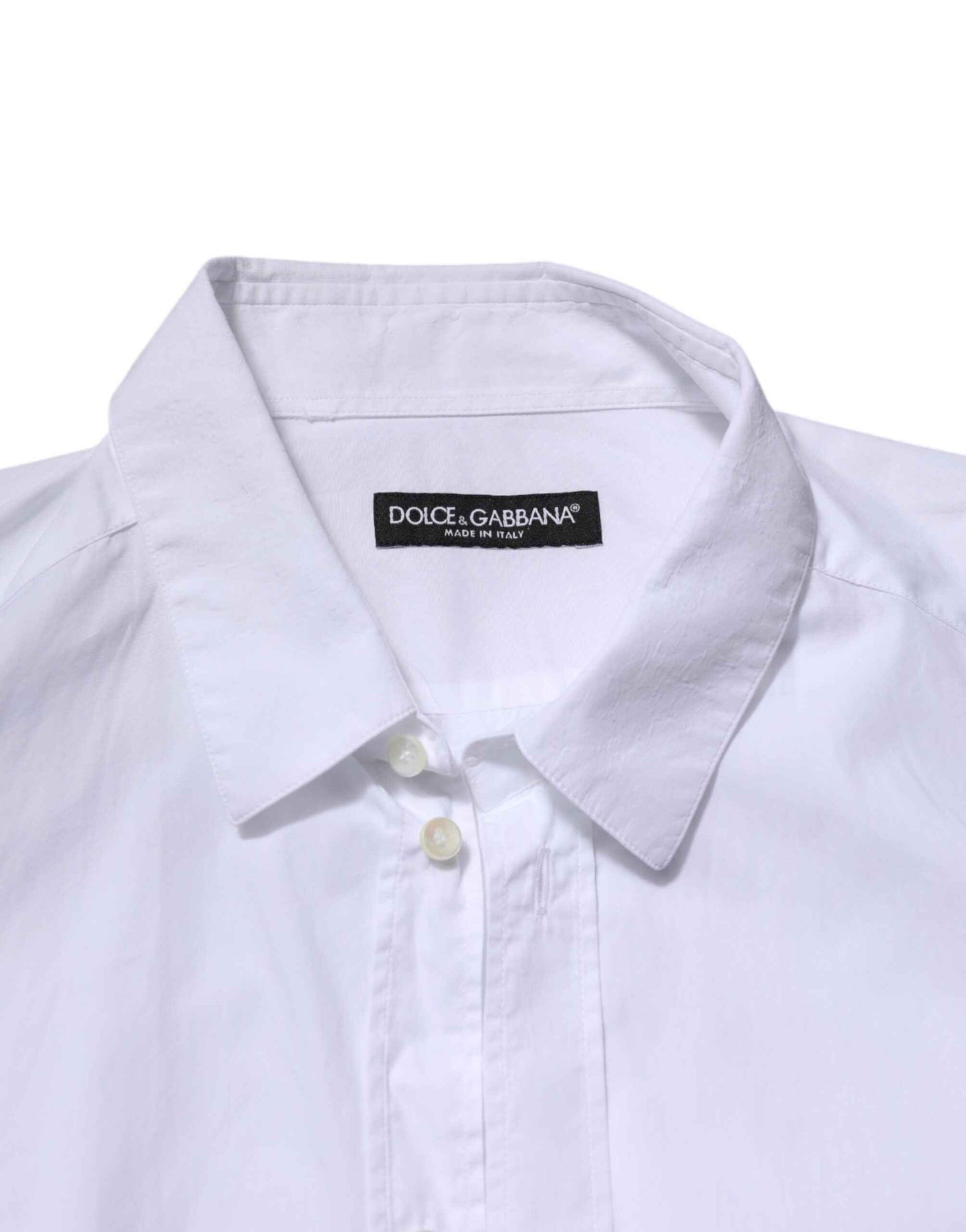 White Cotton Long Sleeves Dress Formal Shirt
