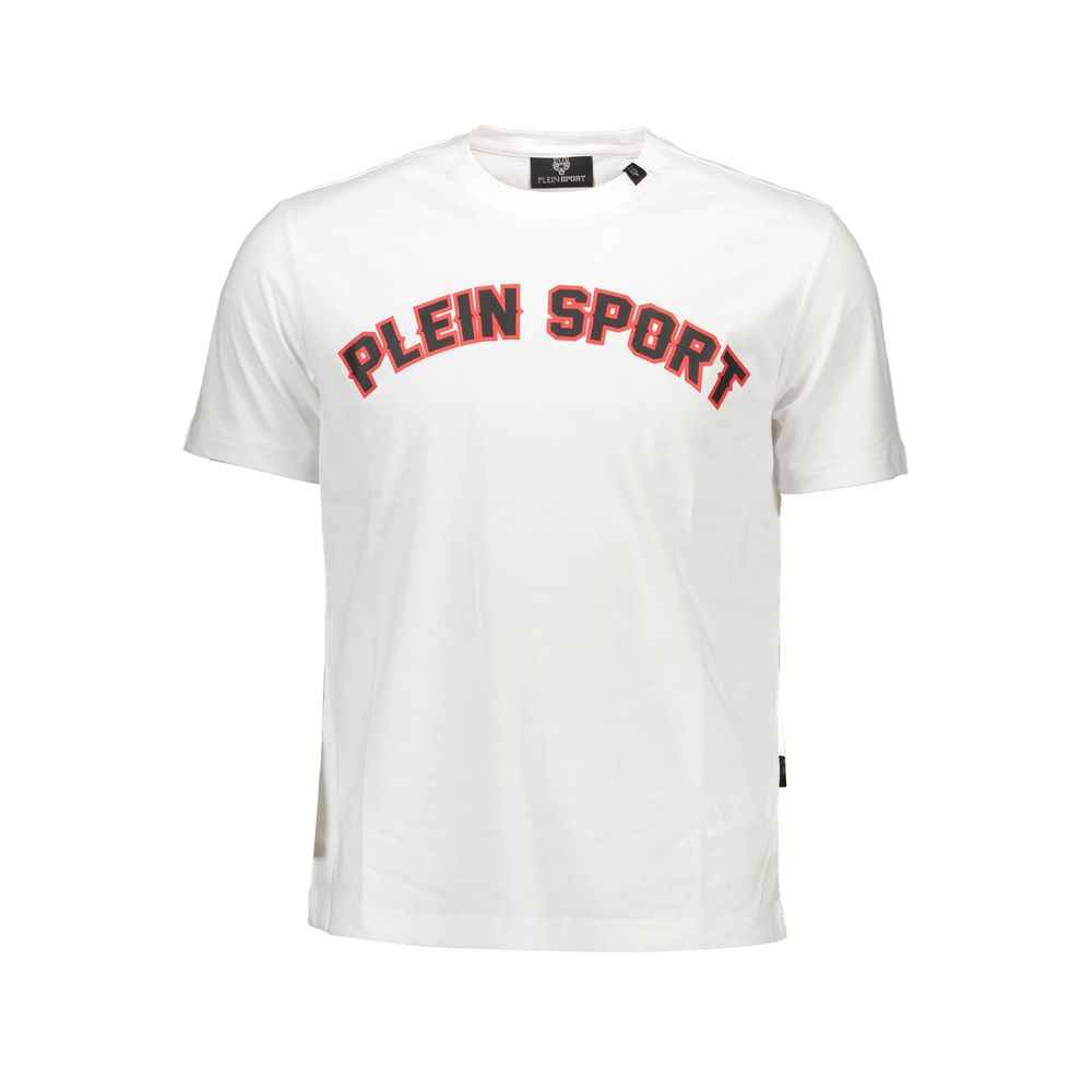 White Cotton Men's T-Shirt