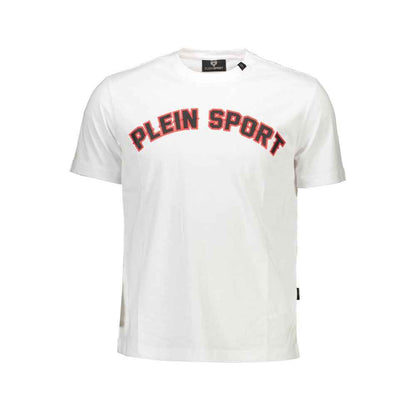 White Cotton Men's T-Shirt