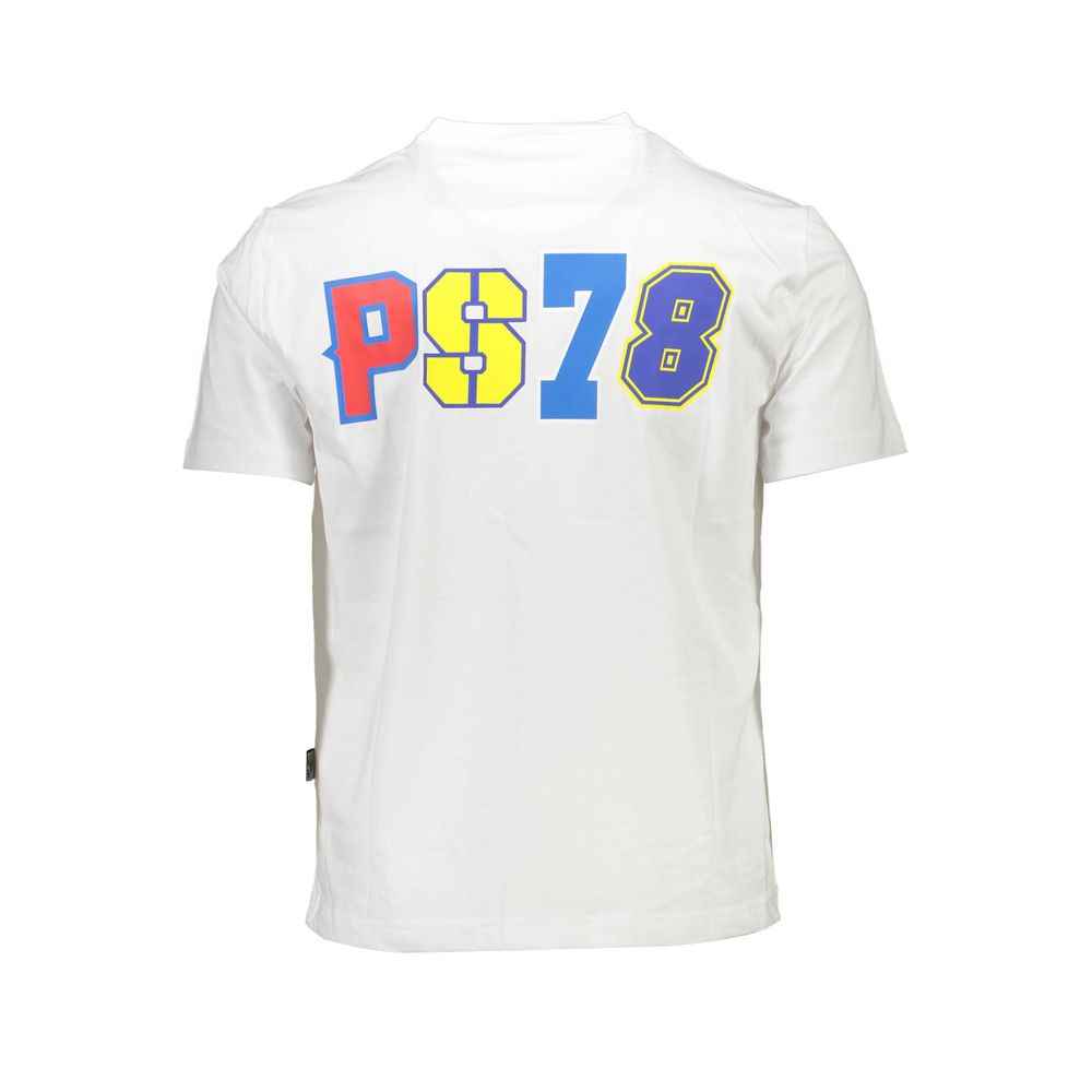 White Cotton Men's T-Shirt
