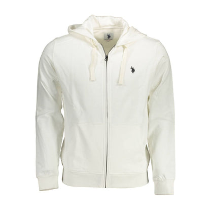 White Cotton Men's Sweatshirt