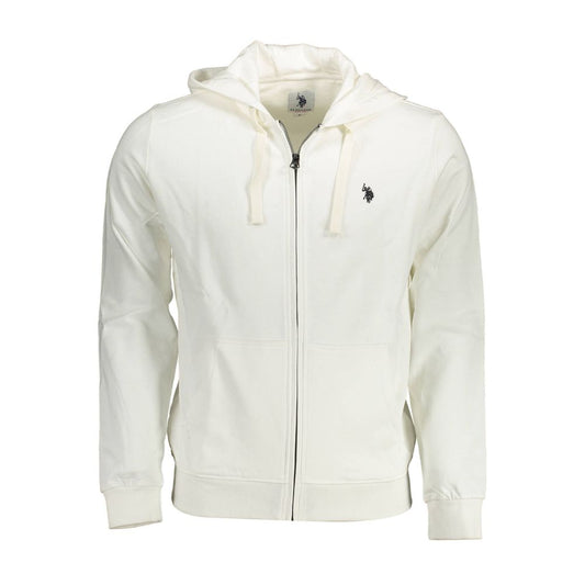 White Cotton Men's Sweatshirt