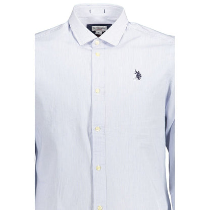 Azzurro Cotton Men's Shirt