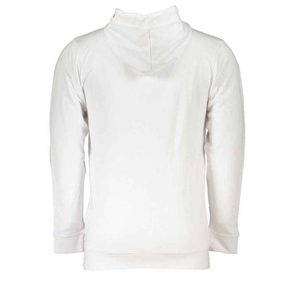 White Cotton Men Sweatshirt