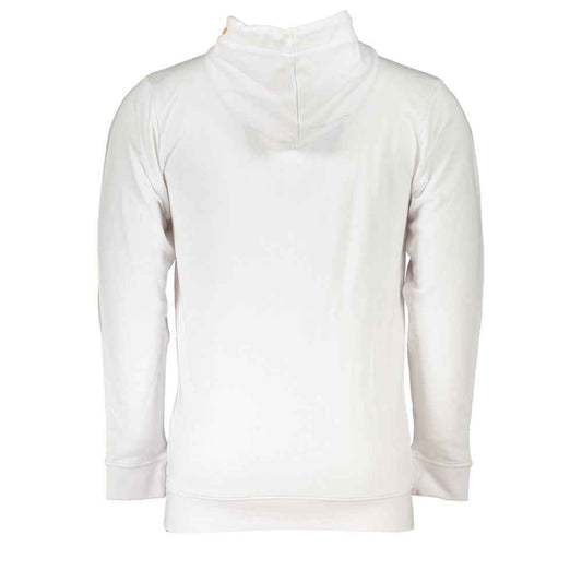 White Cotton Men Sweatshirt