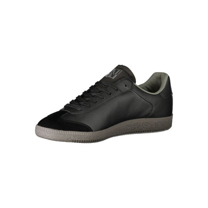 White Polyurethane Men Sneaker