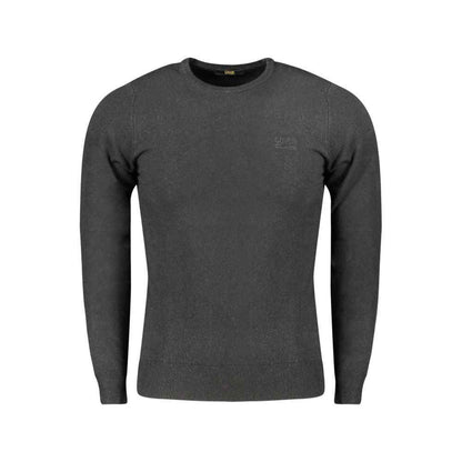 Nero Viscosa Uomo Maglia