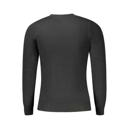 Nero Viscosa Uomo Maglia