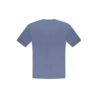 Blu Cotton Men T-Shirt