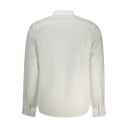 White Linen Men's Shirt