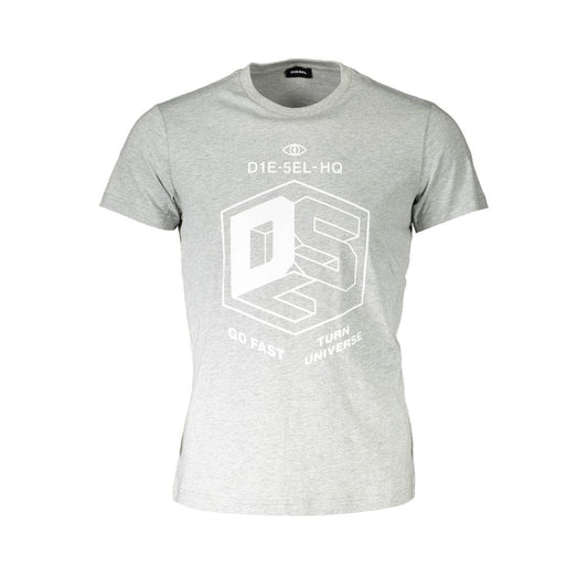 Grigio Cotton Men T-Shirt