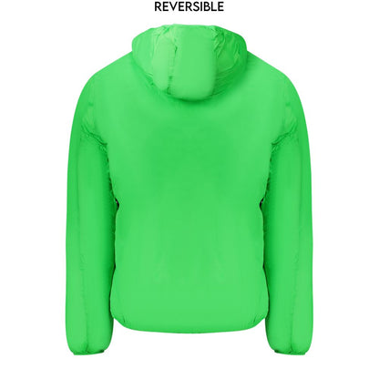 Verde Poliammide Men's Reversible Jacket