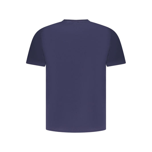 Blu Cotton Men T-Shirt