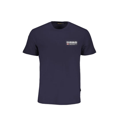 Blue Organic Cotton Men T-Shirt