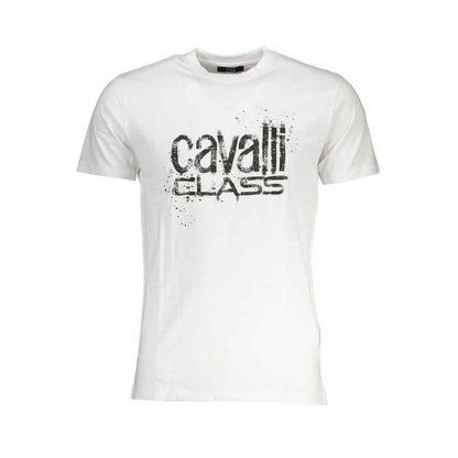White Cotton Men T-Shirt