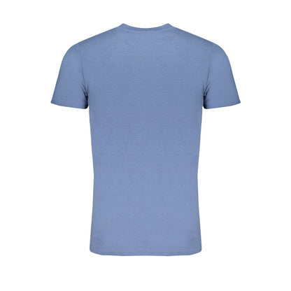 Blu Cotton Men T-Shirt
