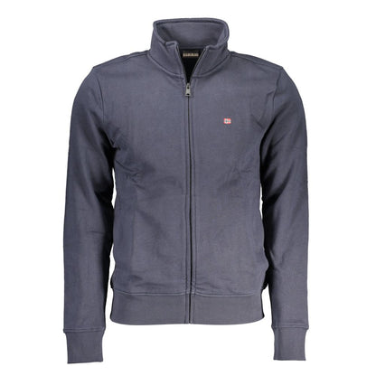 Blue Cotton Mens Sweatshirt
