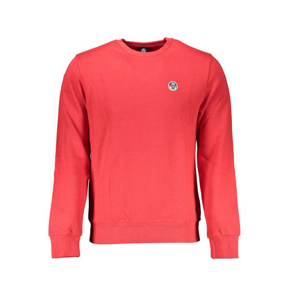 Red Cotton Men Sweater