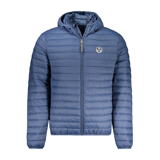 Blu Poliammide Men's Jacket