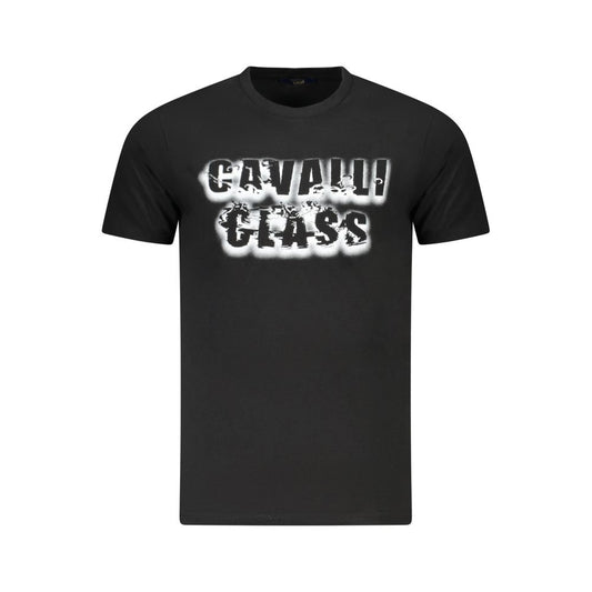 Black Cotton Mens T-Shirt